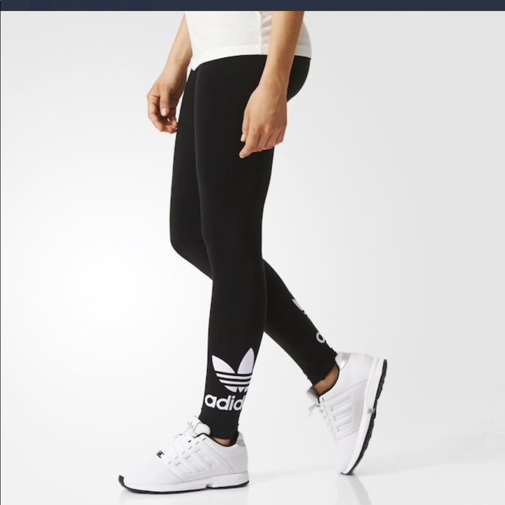 Adidas trefoil leggings